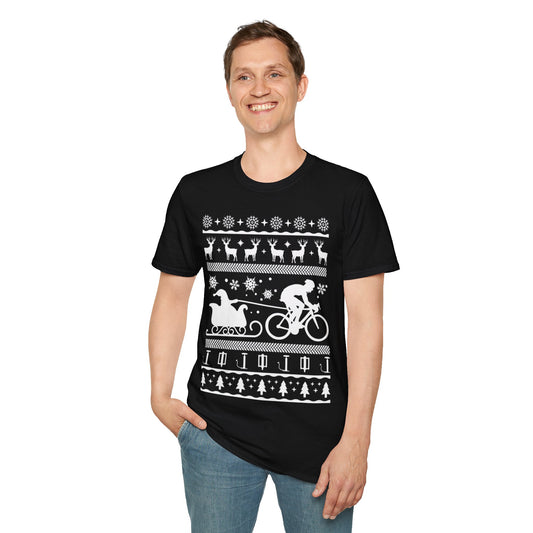 Man on cart Unisex Softstyle T-Shirt